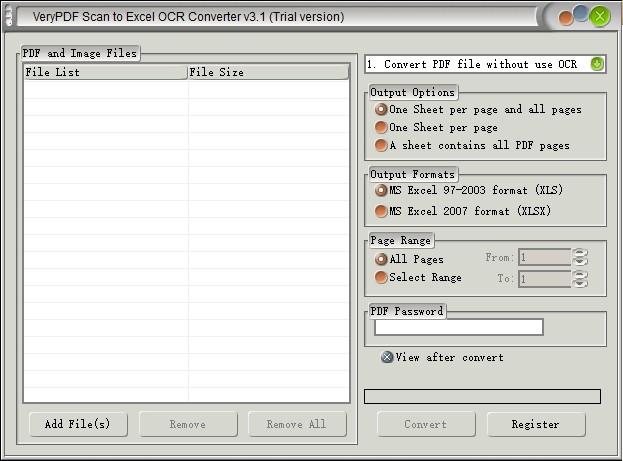 VeryPDF Scan to Excel OCR Converter下载,PDF转Excel,OCR识别