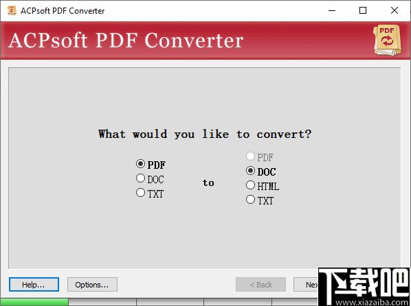 ACPsoft PDF Converter下载,PDF转换,文档转换