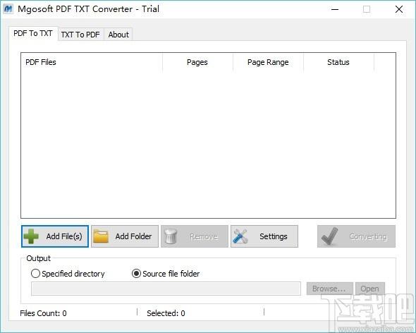 Mgosoft PDF Text Converter下载,PDF转TXT文件工具,TXT转PDF