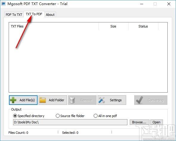 Mgosoft PDF Text Converter下载,PDF转TXT文件工具,TXT转PDF