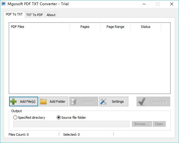 Mgosoft PDF Text Converter下载,PDF转TXT文件工具,TXT转PDF