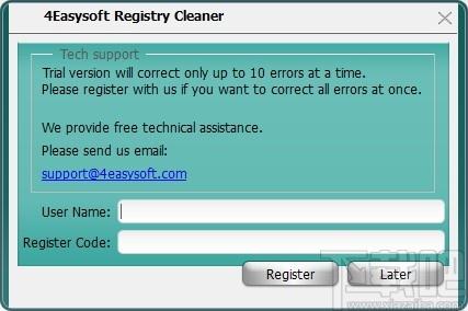 4Easysoft Registry Cleaner下载,注册表清理,系统优化,系统清理